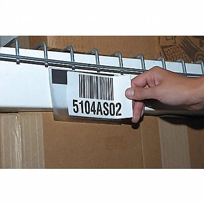 Superscan Label Holder, Clear, Matte, Slide-In, PK50  APX35 Superscan APX35
