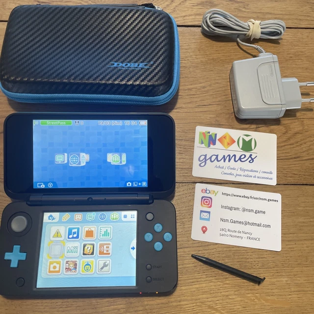 Console Nintendo New 2DS XL Noir Bleu Black Blue - Formatée Testée  -  TBE