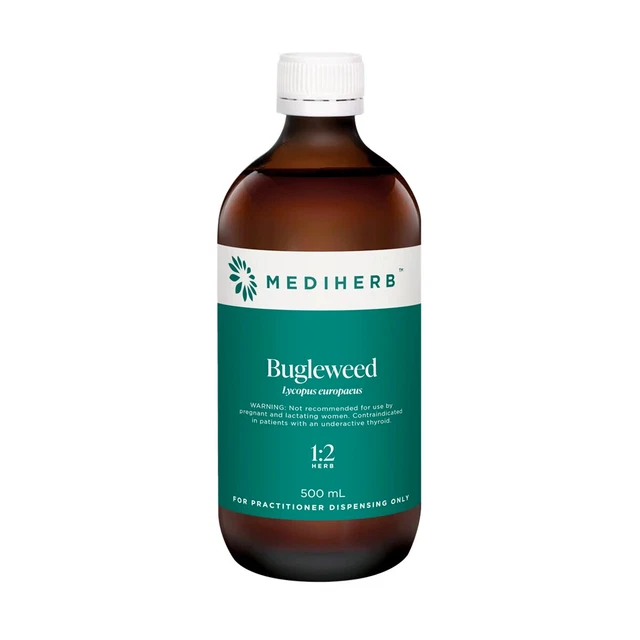 Tintura de extracto líquido Mediherb Bugleweed 1:2 - TAMAÑO GRANDE 16,9 fl.oz (500 ml)