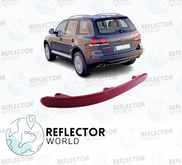 Rear Left Bumper Reflector For VW Touareg (2002 - 2010) 7L6 945 105A