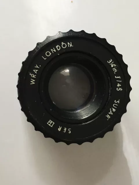 Wray London 3 1/4" Supar F4.5 Enlarge Lens Creative Lens