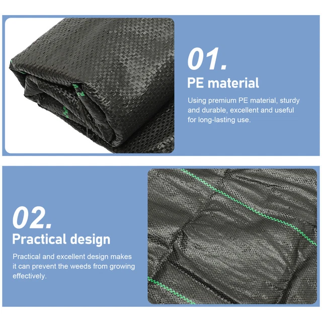 Garden Weed Membrane Cloth Weed Control Cloth Landscape Ground Cover 3