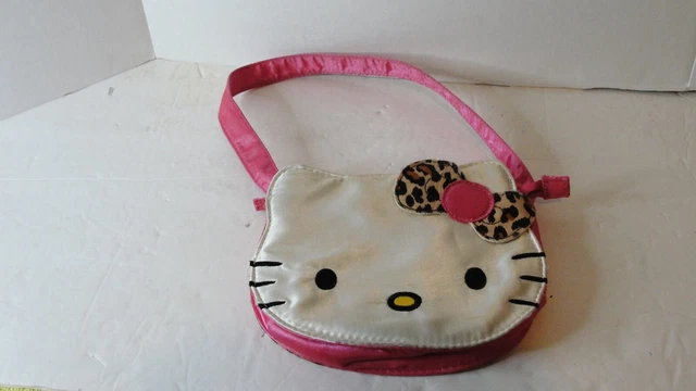 Hello Kitty Girls Handbag or Purse w/ Shoulder Strap Leopard Print