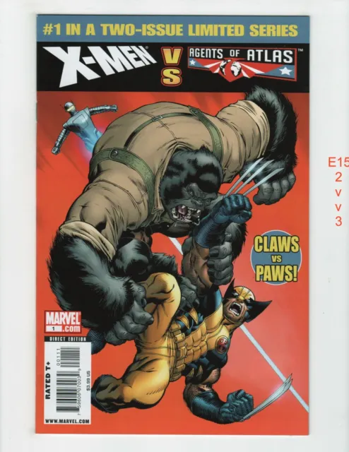 X-Men vs. Agents of Atlas #1 VF/NM 2009 Marvel e1523
