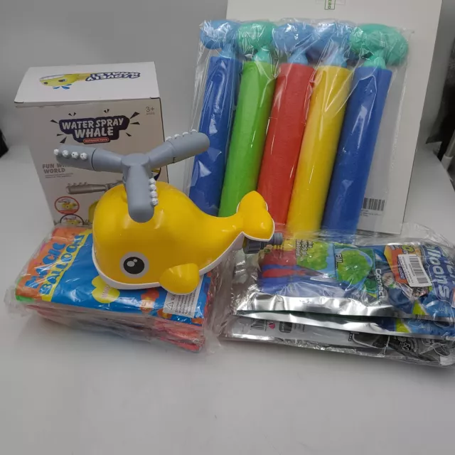 Summer Fun Party Pack Sprinkler Magic Water Balloons Water Guns - See Pics