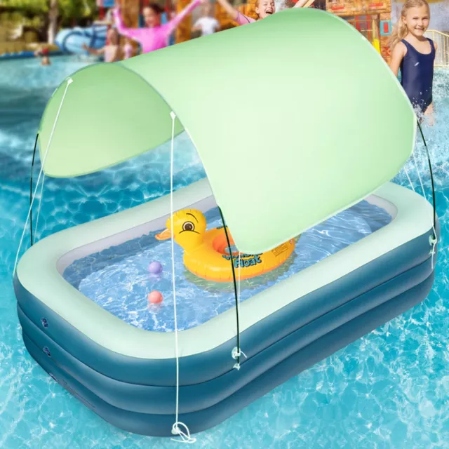 ACA Auto Inflatable Swimming Pool Family Electric Wireless Above-Ground Pools