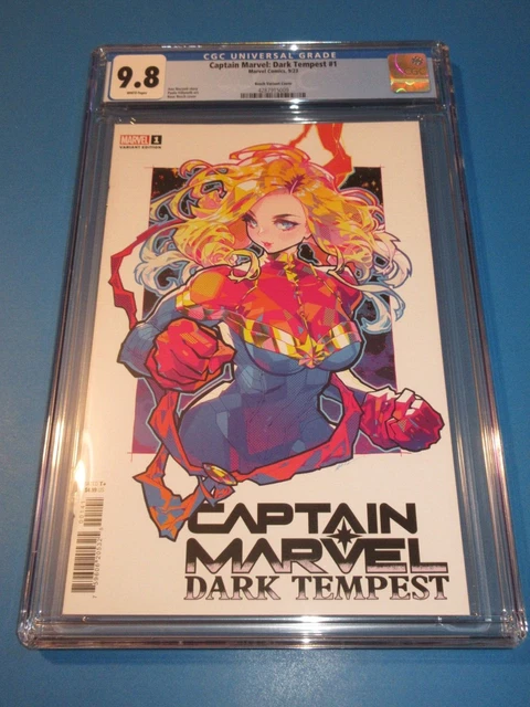 Captain Marvel Dark Tempest #1 Besch Variant CGC 9.8 NM/M Gorgeous Gem Wow
