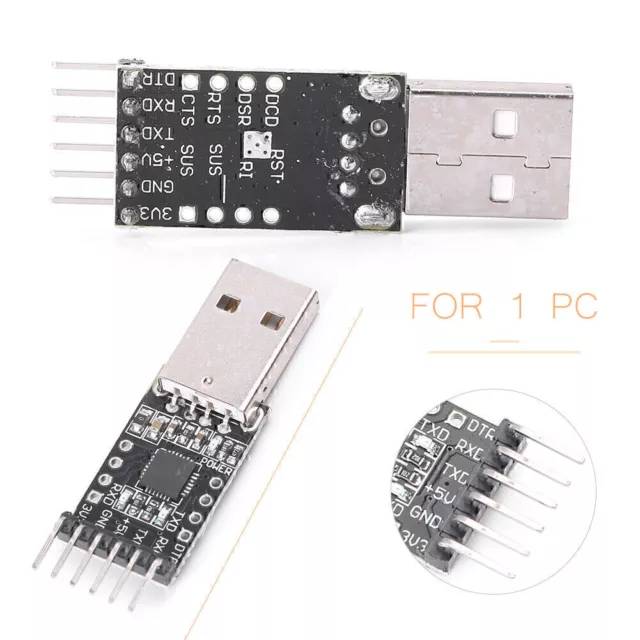 6 Pin USB 2.0 zu TTL UART Modul Serial Converter CP2102 STC Ersatz Ft232 Modul