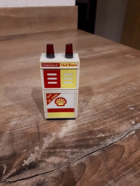 alter Werbe Bleistift Anspitzer SHELL TANKSTELLE Zapfsäule Werbung mit M 2000