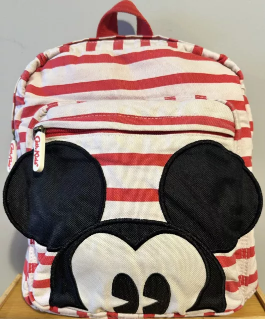 Cath Kidston Disney Mickey Collaboration Ruck Sack/  Backpack. Fab Condition
