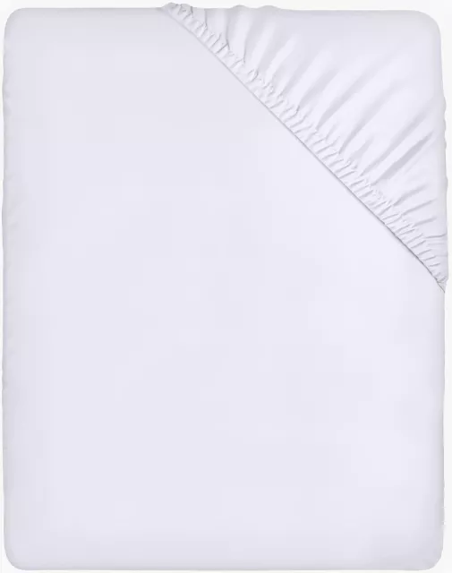 Utopia Bedding Drap Housse - Blanc, 190 x 200 cm - Coupes de 35 cm pour Matelas