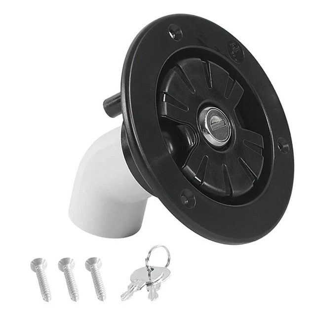 FRESH CARAVAN WATER Filler Locking Inlet Hatch Tank Caps For RV