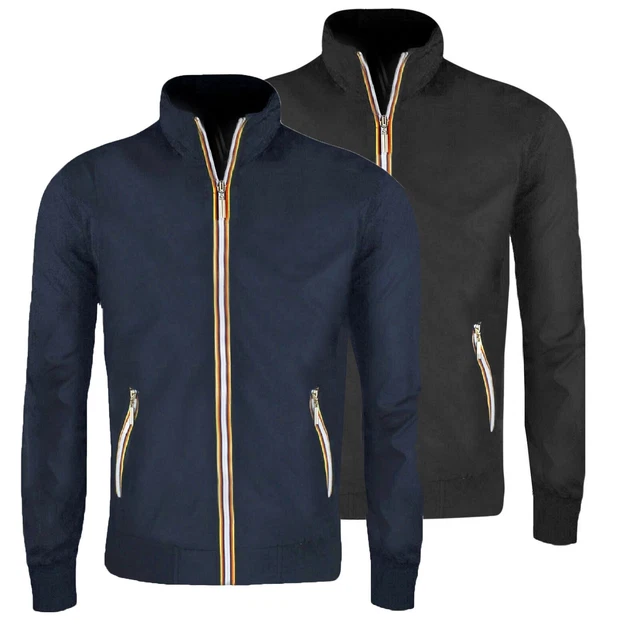 Giubbino Uomo Impermeabile Giacca a Vento Giubbotto leggero 100 grammi Slim Fit