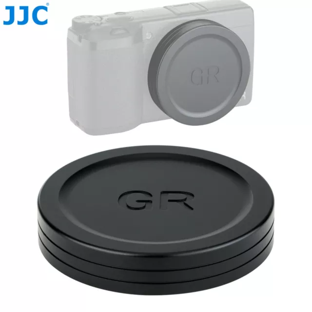 JJC Metal Aluminum Alloy Lens Cap for Ricoh GR IIIx GR III GR II Camera
