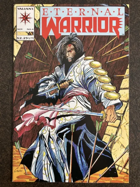 Eternal Warrior #4 1St Bloodshot Valiant 1992 Vf/Nm High Grade Original Owner