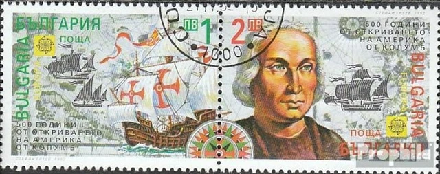 Bulgarien 3982-3983 Paar (kompl.Ausg.) gestempelt 1992 Entdeckung Amerika