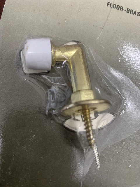 Brass Plated Door Stop - Floor Qty Of 82 $2.50 Each or $150 for all. 2