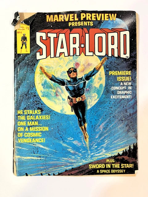 Marvel Preview 4 1st App Star-Lord January 1976 GOTG Guardians HTF 🔑 👀