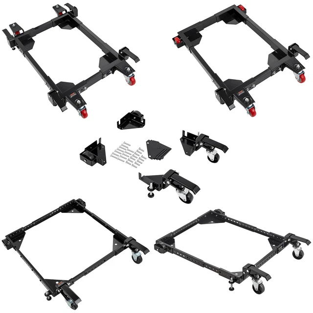 Base Per Lavatrice MiSMiAO, Base Per Frigorifero, Base Per Lavatrice, 45 – 70 Cm, Base Regolabile Per Asciugatrice In Acciaio Inox E Frigorifero, 12 Piedini Regolabili - Foto 14