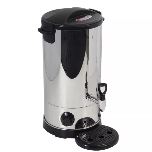 Stainless Steel 9L Tea Urn Electric Catering Hot Water Boiler Coffee