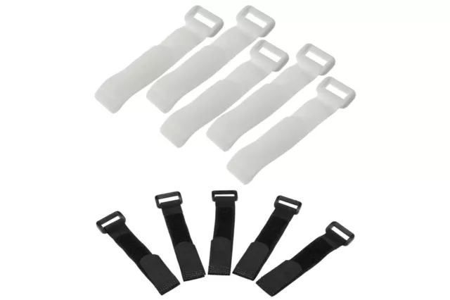 5er Pack Klettbänder Klettband Kabelbinder Kabelbefestigung Nylon bis 15kg