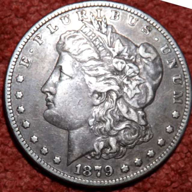 1879 'S' USA Morgan .900 Silver Dollar , San Francisco Mint -- Collectable Grade