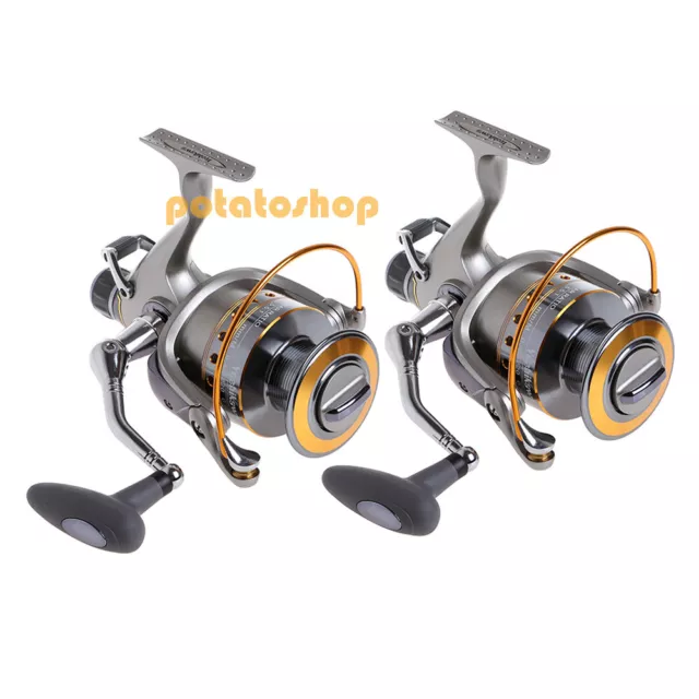 2X SEA FISHING Reel 11BB Baitfeeder Open Face 6000 Right or Left