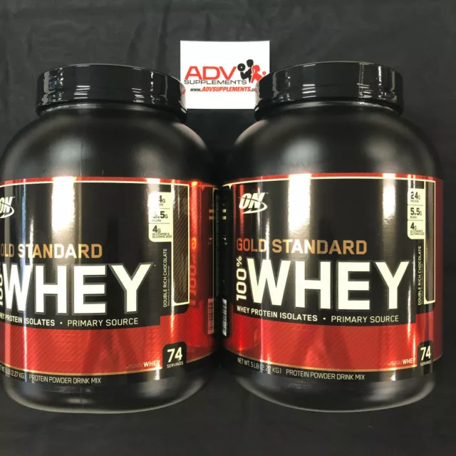 Optimale Ernährung Auf 100 % Mmolkenprotein Gold Standard 10 Lb (2 X 5 Lb Krüge) Günstig