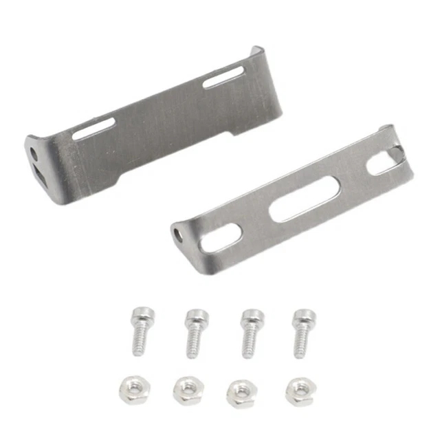 RC Car Winch License Plate Mount Frame Holder 90° Adjustable for Axial SCX1B7