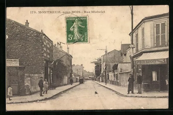 CPA Montreuil-sous-Bois, Rue Michelet 1913