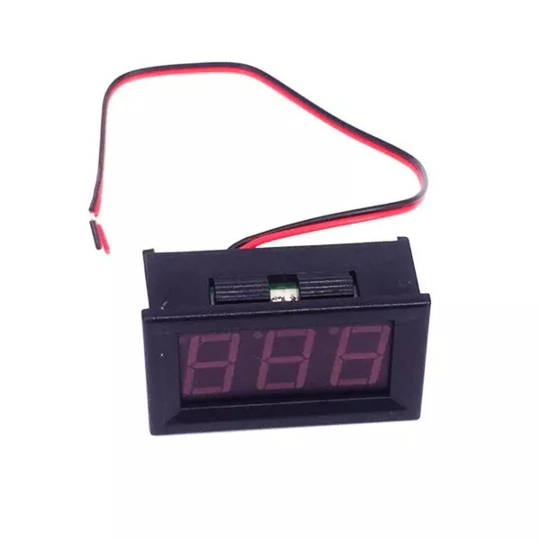 Voltmetro Led Rosso Display Misura Corrente Digitale Camper Auto Macchina