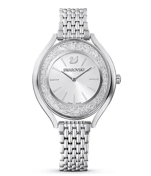 Swarovski 5519462 Crystalline Aura Quartz Oval Stainless Steel Women's Watch