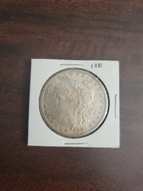 1881 S  Morgan Silver Dollar San Francisco Uncirculated