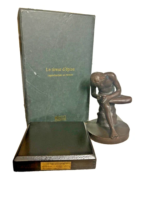 Sculpture en bronze ‘Spinario’ ou ‘Le tireur d