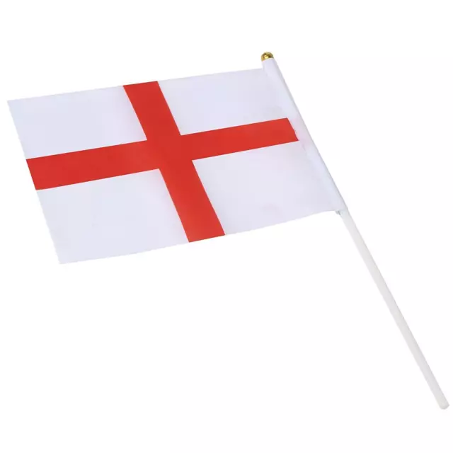 50 X St George Day England Hand Waving Flags Decor English Sports Games