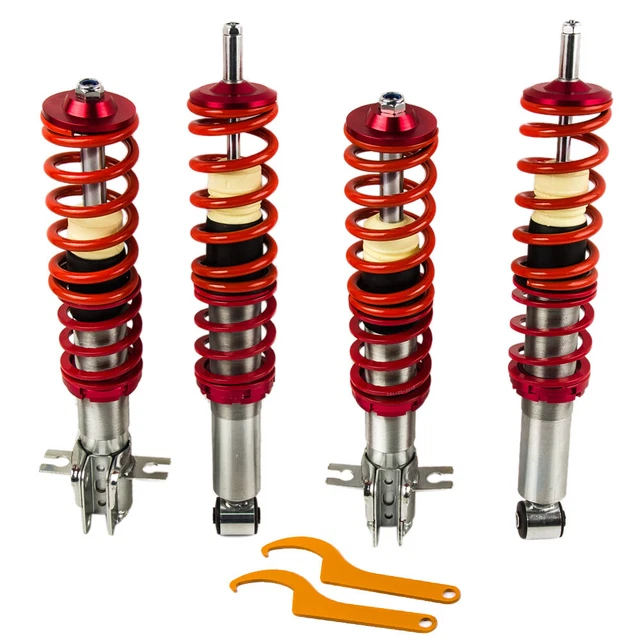 Réglable Hauteur Combinés Filetés for VW Scirocco MK2 53B 1982-1989 Coilover Kit