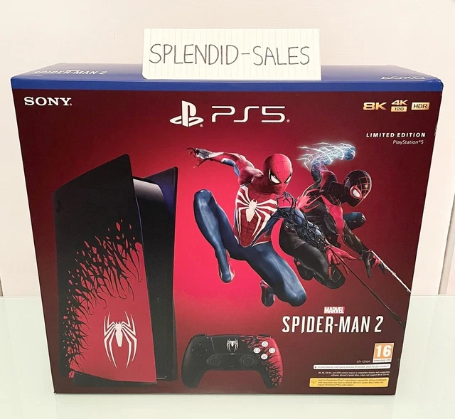 SONY - PlayStation PS5 Disc Edition D-Chassis Slim Insomniac Marvel's Spider Man 2 | Kit - Foto 4