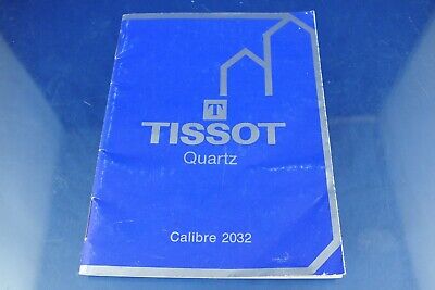 Vintage Tissot Watch Quartz Calibre 2032 Instructions Booklet Manual