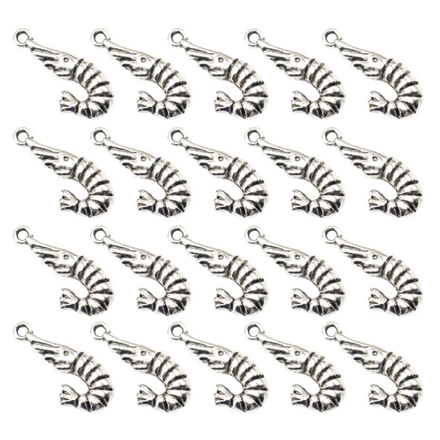 20 Pcs Alloy Letter Pendants Letters Connector Pendants Diy Pendant Charms