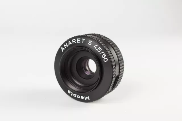 Lente de ampliación Meopta ANARET S 50 mm f4,5 para negs de 35 mm. Ajuste de tornillo M39 Leica. EXCELENTE