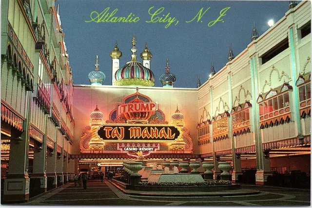Vintage Trump Taj Mahal Atlantic City New Jersey Hotel and Casino  PCB-2C