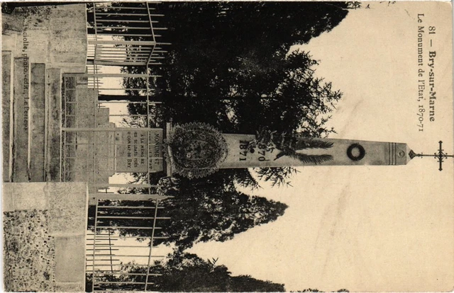 CPA Bry sur Marne Le Monument de l'Etat FRANCE (1338075)