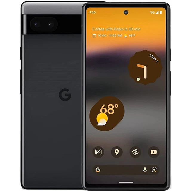 GOOGLE PIXEL 6A 128GB Verizon Charcoal Excellent Refurbished