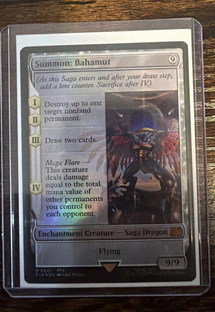 final fantasy mtg bahamut - SUMMON - 0001 - FF - Magic The Gathering Card - NM $26.88 When Dion enters Ultra PRO - Final Fantasy