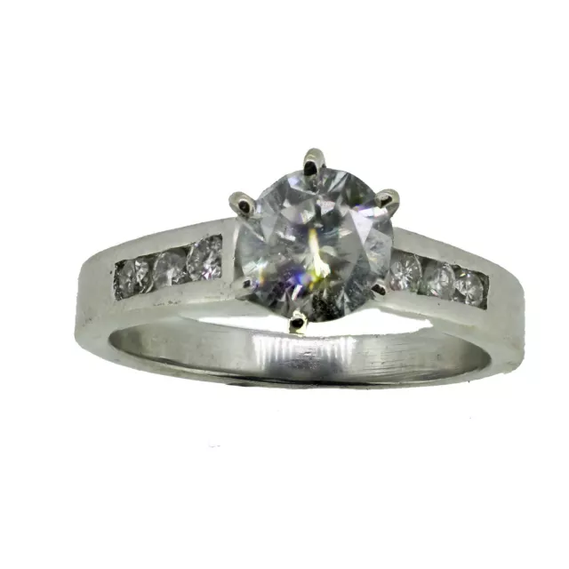 1.03 CT Round Cut Diamond Solitair Engagement Ring G Color Si2 Clarity Natural