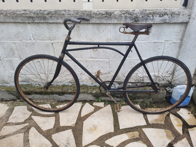 Paire De Roues En Bois Pour Vélo Ancien - Collection Eroica, Vintage, Occasion