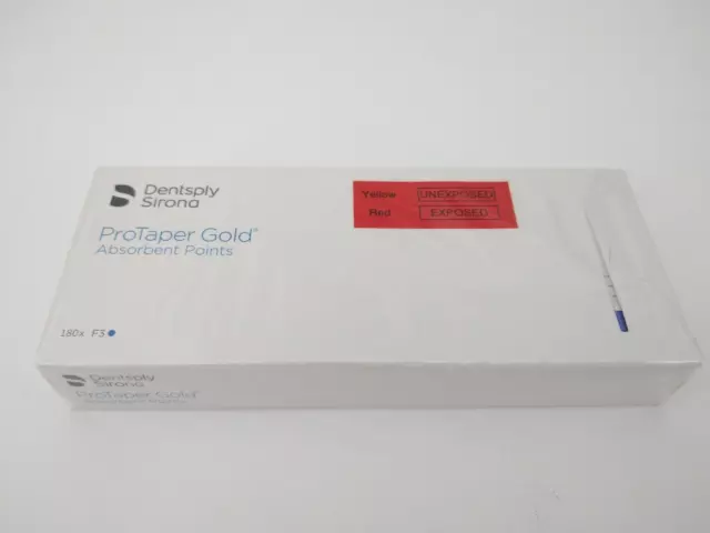 Dentsply Sirona Protaper Gold A241W00000303 F3 Pointes De Papier Absorbantes