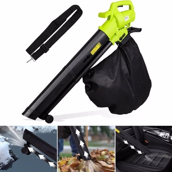 GARDEN GEAR ELECTRIC Leaf Blower Vacuum Shredder Mulcher 35L 3in1