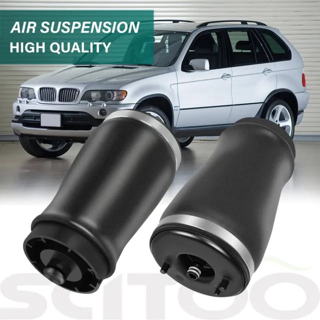 Rear Pair Air Suspension Springs For BMW X5 E53 4.4i 3.0i 4.8is 4.6is 2000-2006