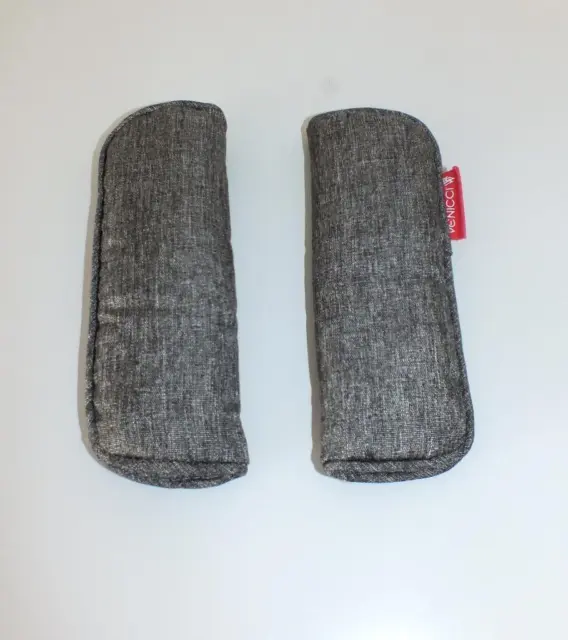 Almohadillas de arnés para cochecito Venicci Tinum x 2 - gris oscuro